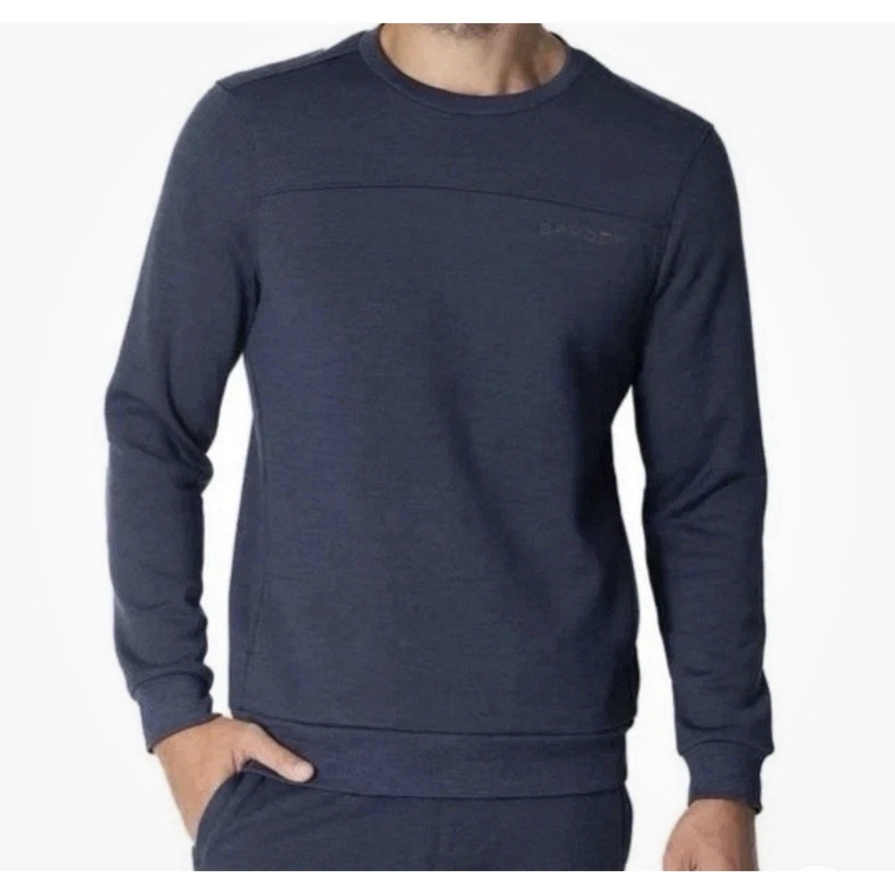 Men's Medium SPYDER Active Fleece Crewneck sweatshirt with pockets Blue